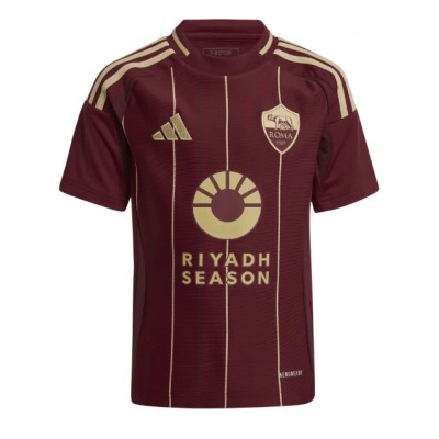Fotbalové Dres AS Roma Domácí 2024-25 Krátký Rukáv Fotbalové Dres AS Roma Domácí 2024-25 Krátký Rukáv